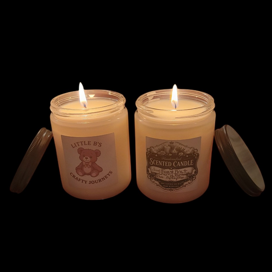 Handcrafted Scented Soy Candle - A Cozy Day